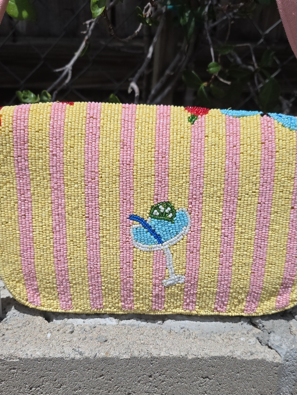America & Beyond Viral La Dolce Vita Beaded Bag - Picture 3 of 9
